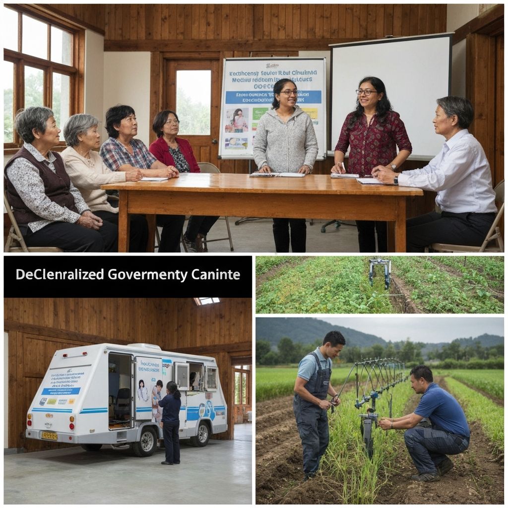 Descentralización de servicios municipales